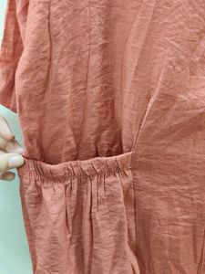 Casual Collared Button-Up Dress