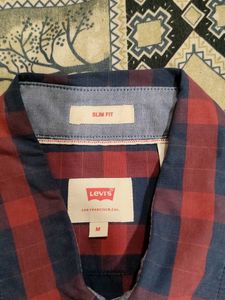 Levi's Red &amp; Navy Checkered Shirt