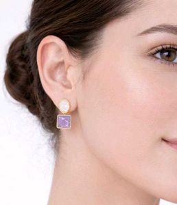 Elegant Geometric Drop Earrings