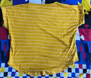 Yellow Striped "Sweet Berry" T-Shirt
