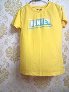 🏋‍♀️ Performax  Yellow "Runner" Graphic tee