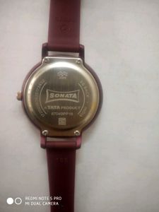 ❤️ Sonata women's Maroon Dial Watch ⌚✨