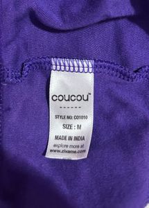 Comfortable Purple Sports Bra