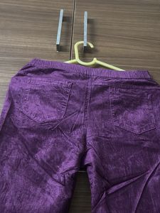 Purple Skinny Pants