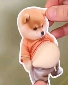 Funny Belly Puppy Showp(270 for 2 sticker)