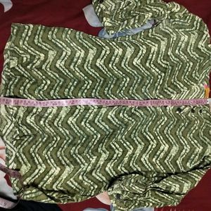 Stylish Zigzag Print Kurta