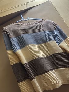 Patchwork Knit Sweater
