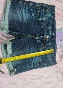 Only Blue Denim Shorts