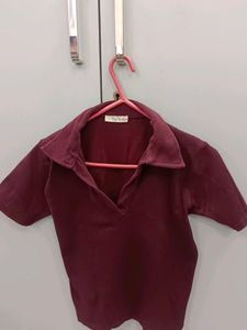 Stylish Brown Crop Top