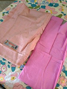 Beautiful Pink Kurta Set dress material