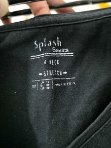 Black V-Neck T-Shirt