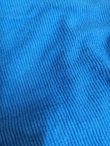 Blue Ribbed Tank Top