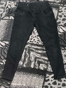 Women's Dark Wash High-Waisted Jeans,used item