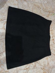 Classic Black A-Line Mini Skirt