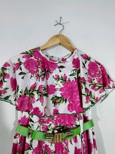 Multi Floral Printed Dress (Girl's)