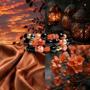 Boho Beaded Stretch Bracelet Set