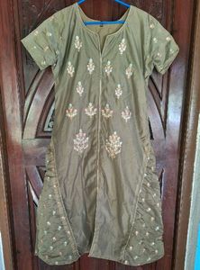 Grey Anarkali Kurta