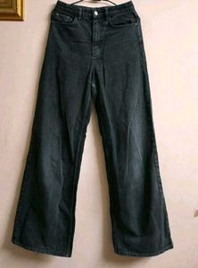 Wide Leg Dark Wash Denim Jeans