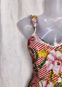 FLORAL PRINT BODYSUIT