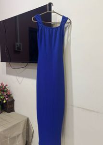 Elegant Royal Blue Maxi Dress