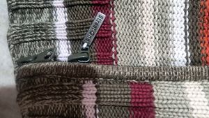 Striped Zip-Up Sweater