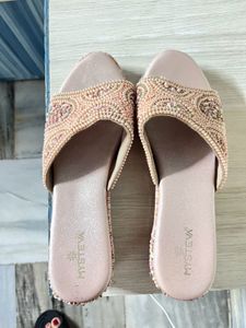 Embellished Flat Sandals