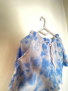 Blue White Camouflage Shorts