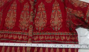 Maroon Printed Anarkali Kurta / Long Dress