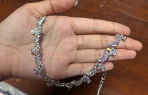 Sparkling Crystal Necklace and Earring Set