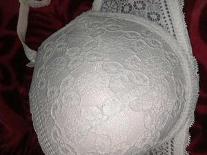 Elegant White Lace Bra