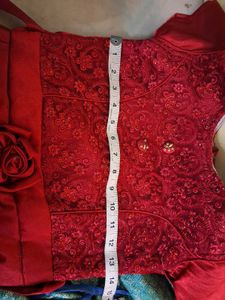 Elegant Red Gown