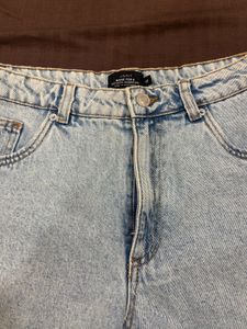Light Wash Denim Shorts
