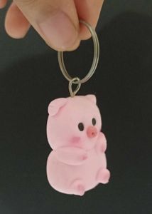 Cute Clay Keychain
