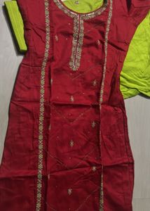 Red green suit