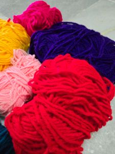 Assorted Yarn Skeins for Crafts