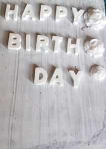 Resin Alphabet With Rose