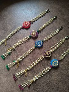 Ethnic Beaded Charm Bracelets/Rakhi