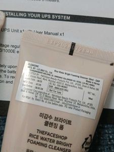 The Face Shop Rice Water Foaming Cleanser combo