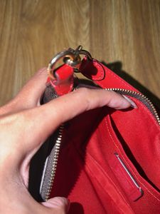 Coach Monogram Crescent Shoulder Bag