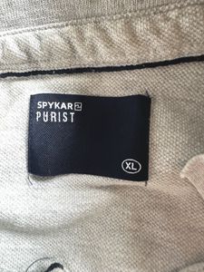 SPYKAR POLO TSHIRT LIGHT GREY