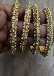 Designer Embellished Bangles Set