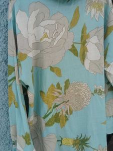 Blue Floral Print CO-ORD Set