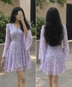 Chic Floral Print Dress