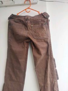 Brown Retro Style Pant