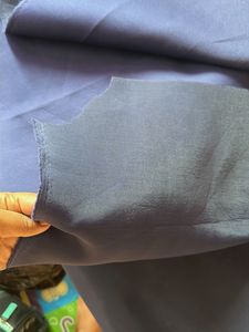 2mtr Elegant Navy Blue wool fabric