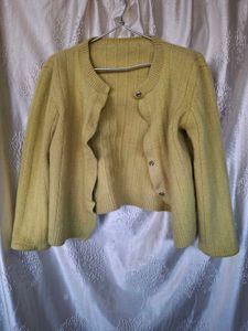 Vintage Knit Cardigan - Unique Design