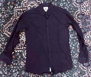Calvin Klein Men's Navy Button-Up Shirt