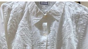 cotton chikankari top