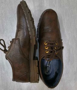 Men's Casual Brown Leather Shoes