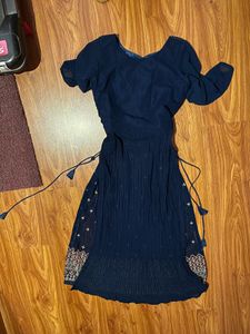 Royal Blue Ethnic Gown